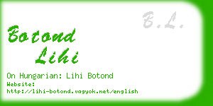 botond lihi business card